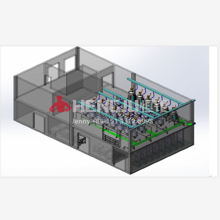 Central Conveying System for Injection Production Molding