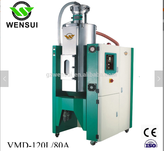 Dehumidification and drying system for PET